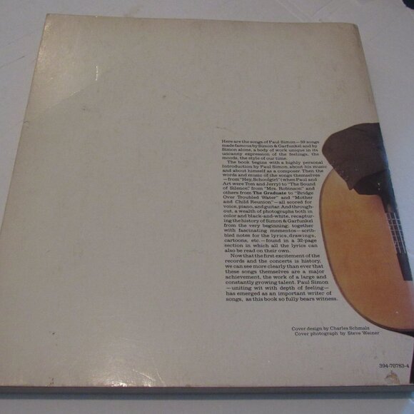 Vintage The Songs of Paul Simon Song Book 1978 Art Garfunkel Piano Vocal Guitar - Picture 2 of 6